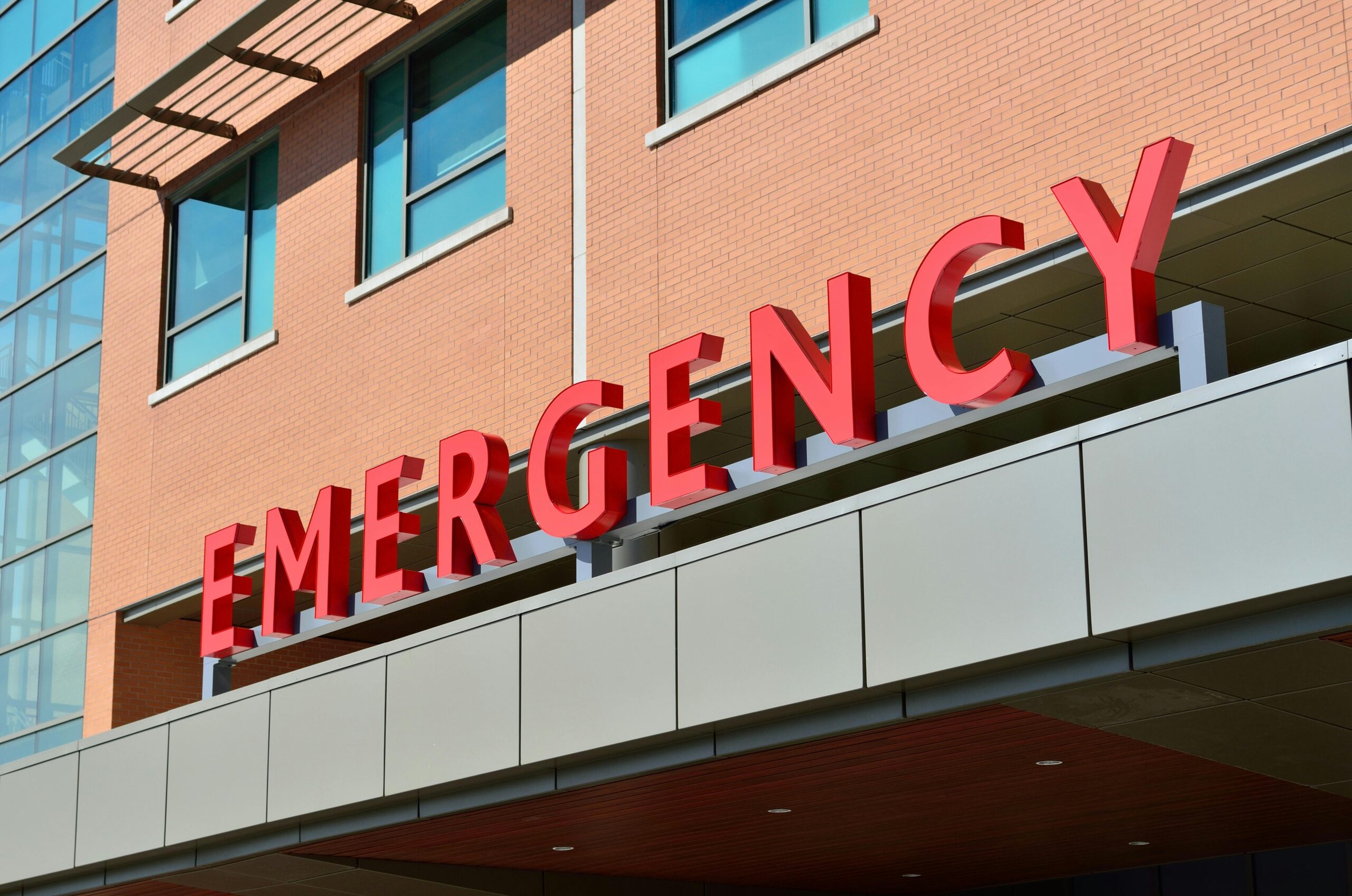 Hospital Emergency Room sign